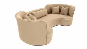Edward Wormley for Dunbar Oasis Sofa in Camel Wool