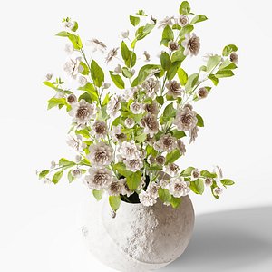 plants bouquet 016 3D model