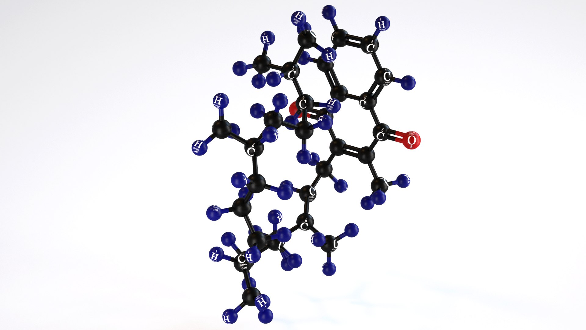 Vitamin K-molecular 3D Model - TurboSquid 1481791