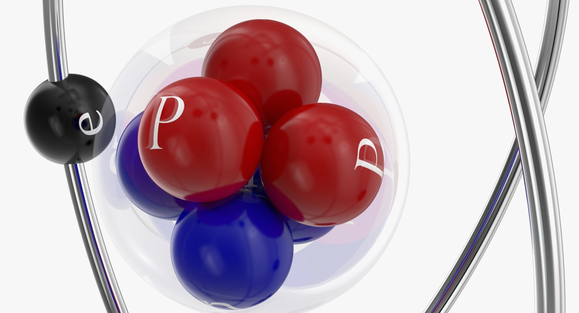3D Abstract Atom Orbit Model - TurboSquid 1302252