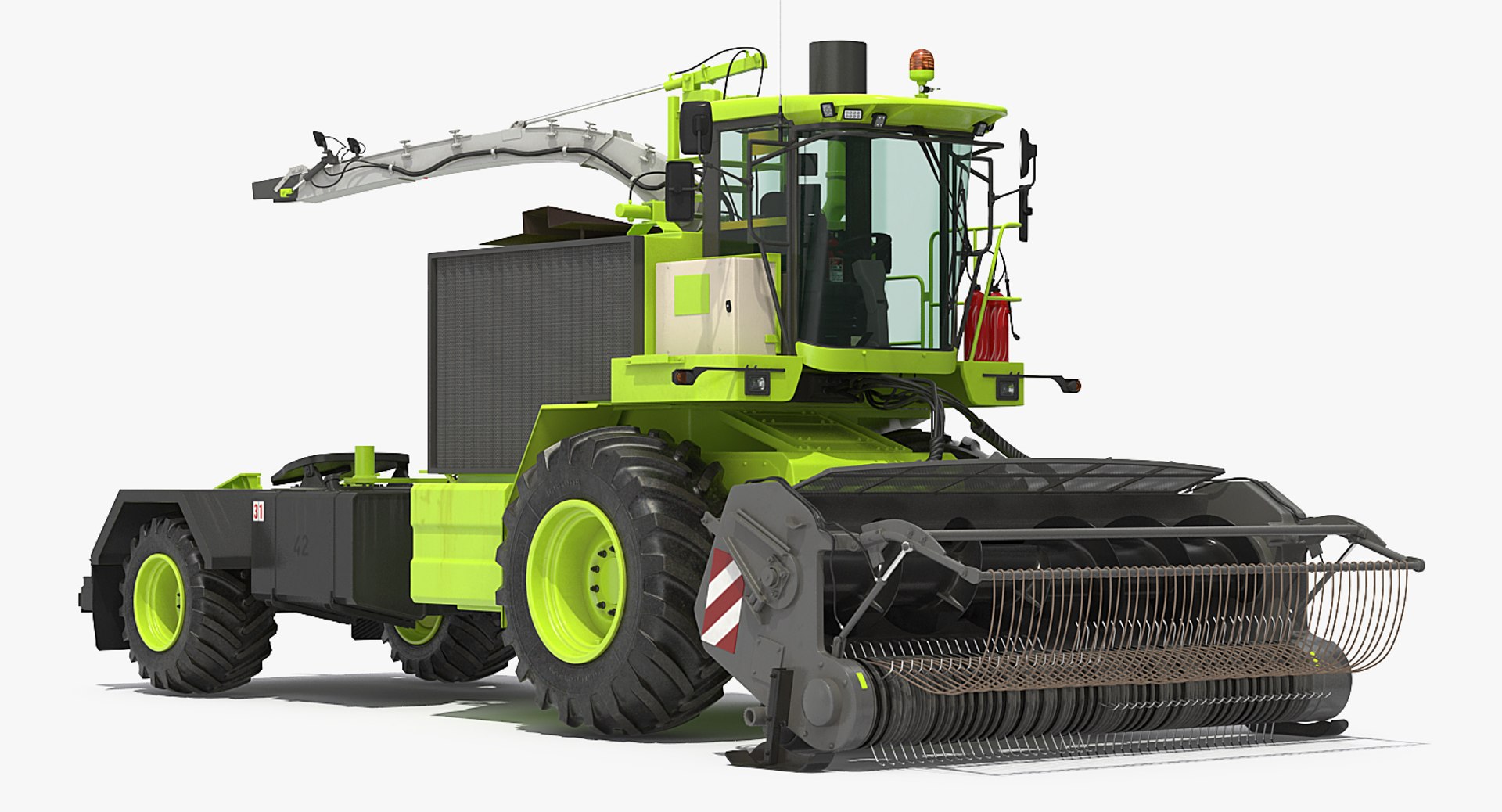 3D Model Forage Harvester Combine Generic - TurboSquid 1330704