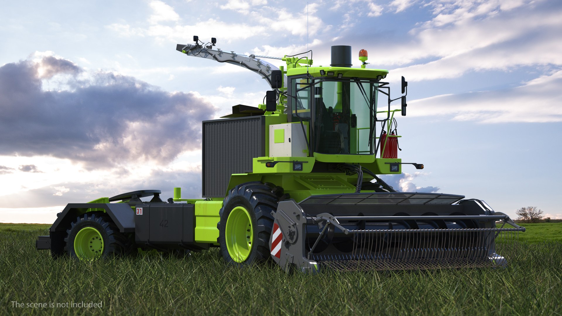 3D Model Forage Harvester Combine Generic - TurboSquid 1330704