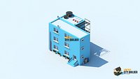low poly city builder residential 9