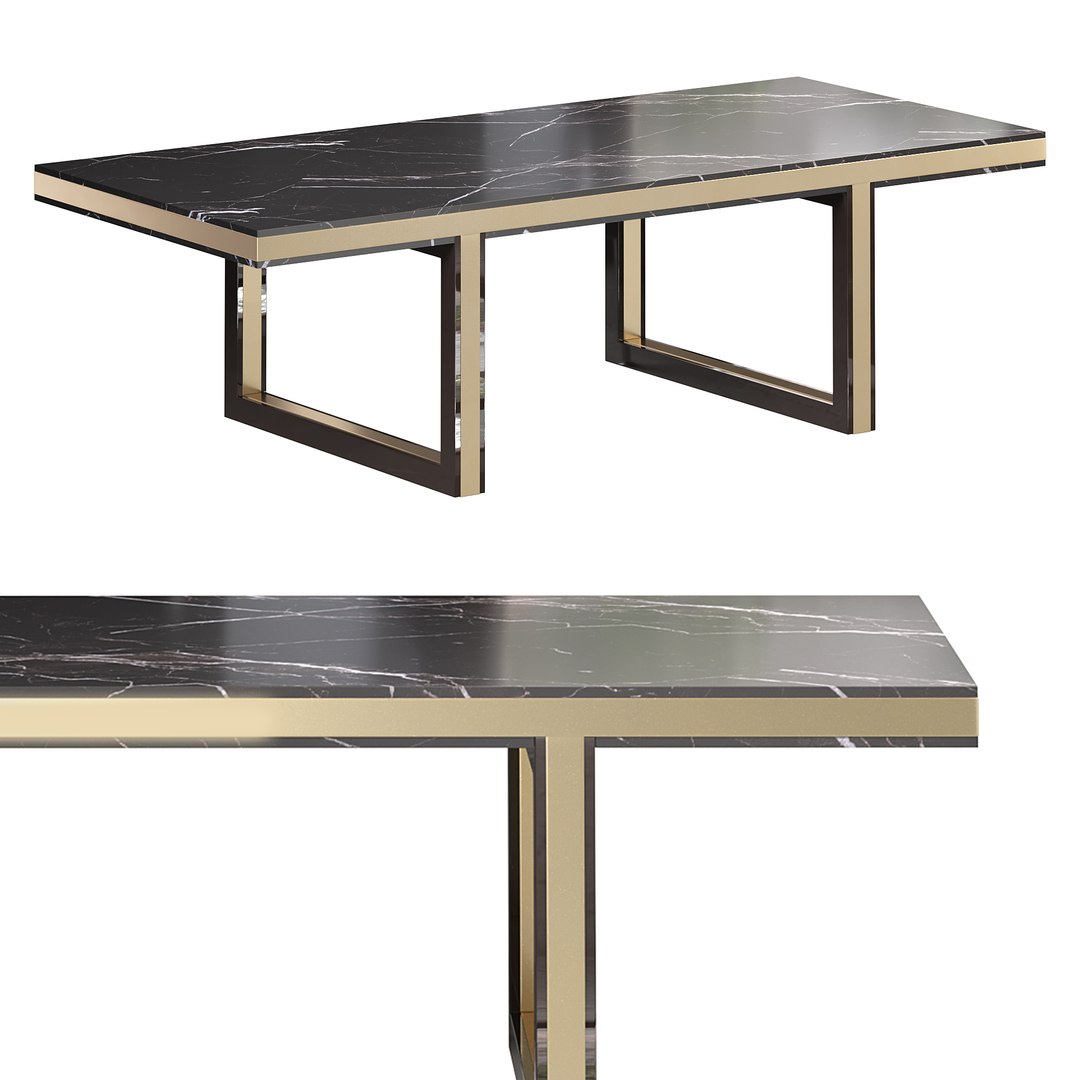 Pearl Dining Table By Laskasas Model - TurboSquid 1957881