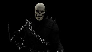 rider ghost 3D model