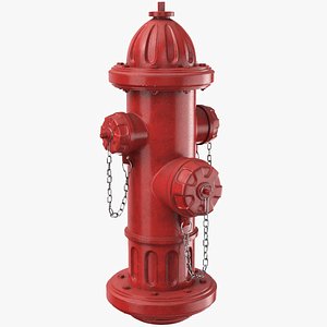3D model real hydrant