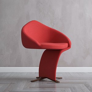 3D Rose Chair model