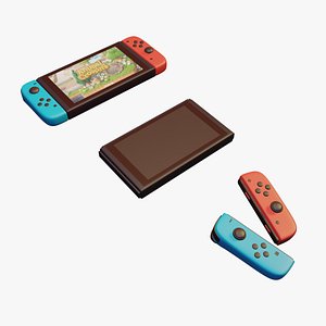 Nintendo Switch cozy style 3D