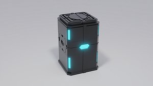sci-fi barrel v2 3D