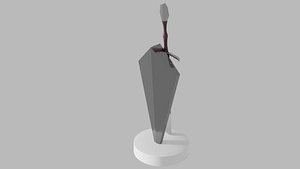 3D model Shield and Sword