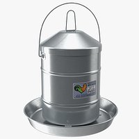 Tuff Stuff Galvanized Poultry Feeder 27Lbs