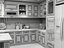 Intérieur de cuisine classique en bois