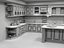 Intérieur de cuisine classique en bois