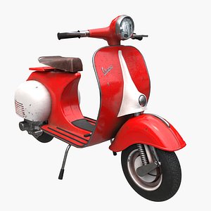 vespa scooter 3D