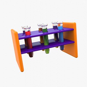 Test Tube Rack 3D model