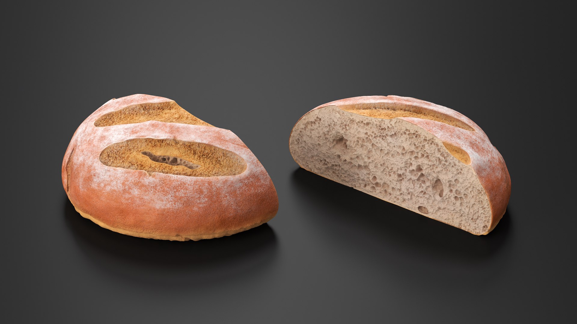 Half Loaf of Bread 3D model https://p.turbosquid.com/ts-thumb/2r/d0EuBf/93/halfloafofbread3dmodel004/jpg/1718832168/1920x1080/fit_q87/16cdd11c2e05c59ef0dcd6a7fc89bd4db0409a57/halfloafofbread3dmodel004.jpg