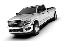 Ram 3500 Limited Dually 2020 3D model