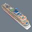 3D real-time cruise ship