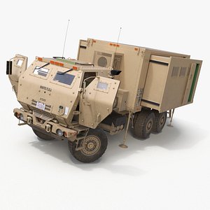 Off Road Military Mobile Headquarters Rigged