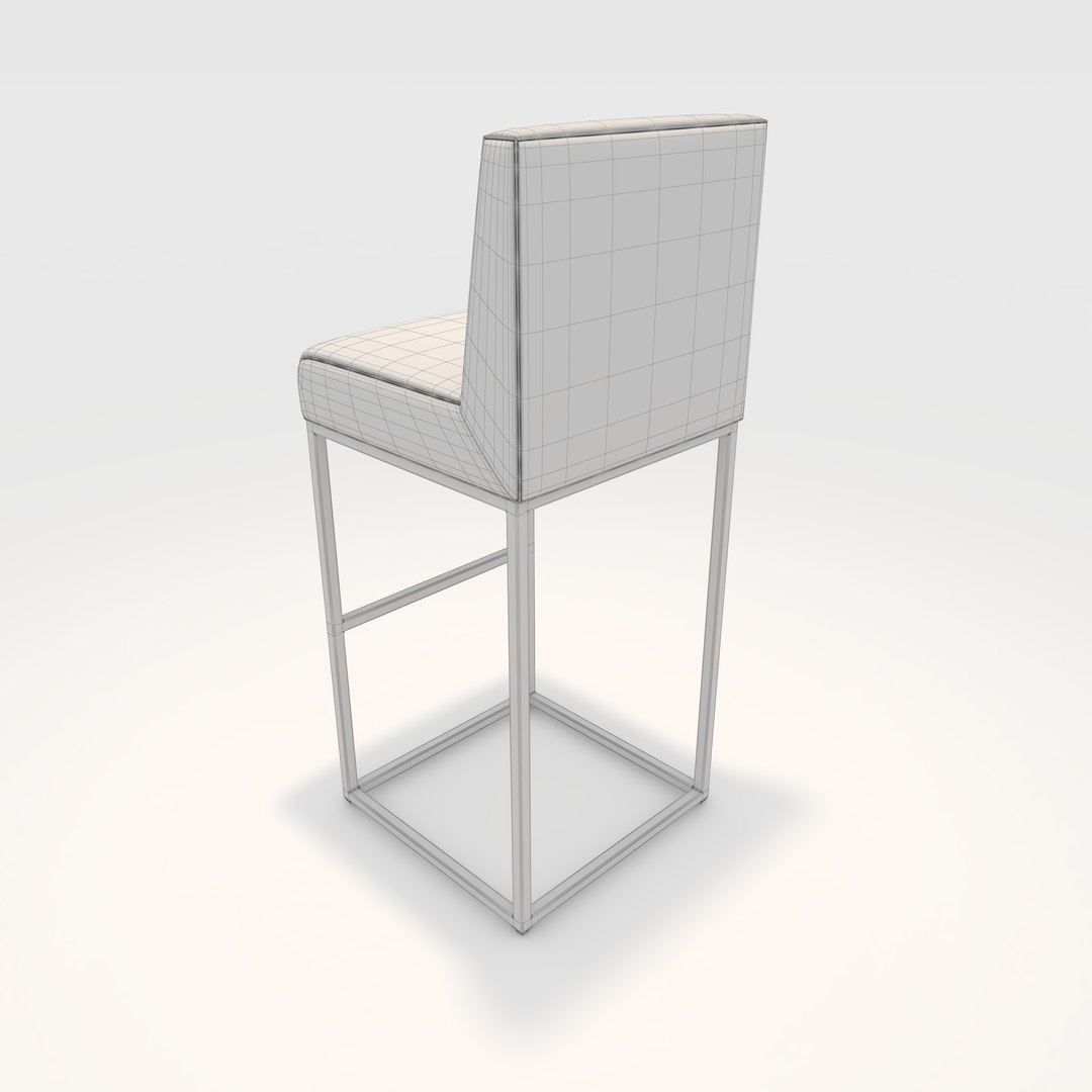 Bar Stool 40 3D - TurboSquid 2323826