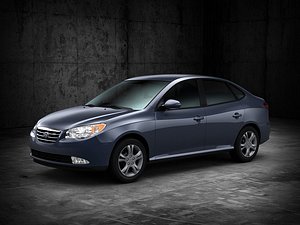 3d model hyundai elantra