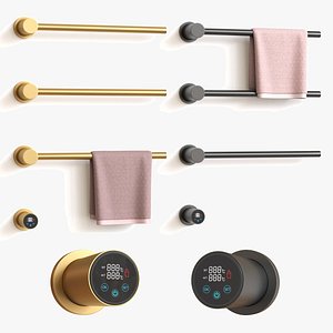 3D model Heated Towel Rail WONZON  WOGHAND HAMBURG