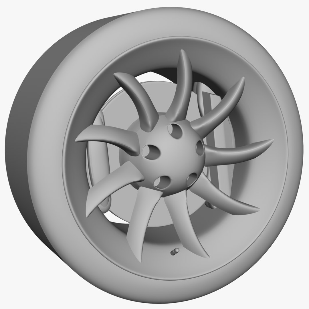 sport wheel rim 3d obj