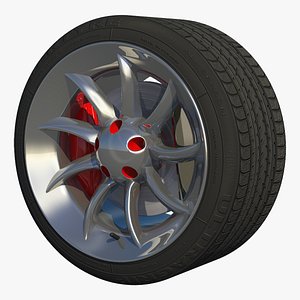 sport wheel rim 3d obj