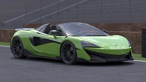 included scene car 3D model