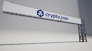 3D Racetrack Advertising Billboard
