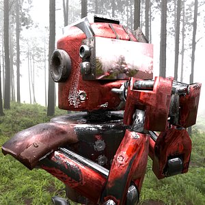 blender robot 3D model