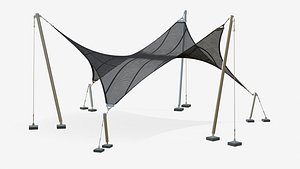 3D Tensile Structures Mesh Architectures