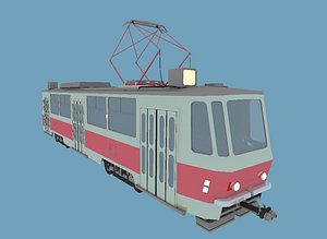 tatra tramway 3D model