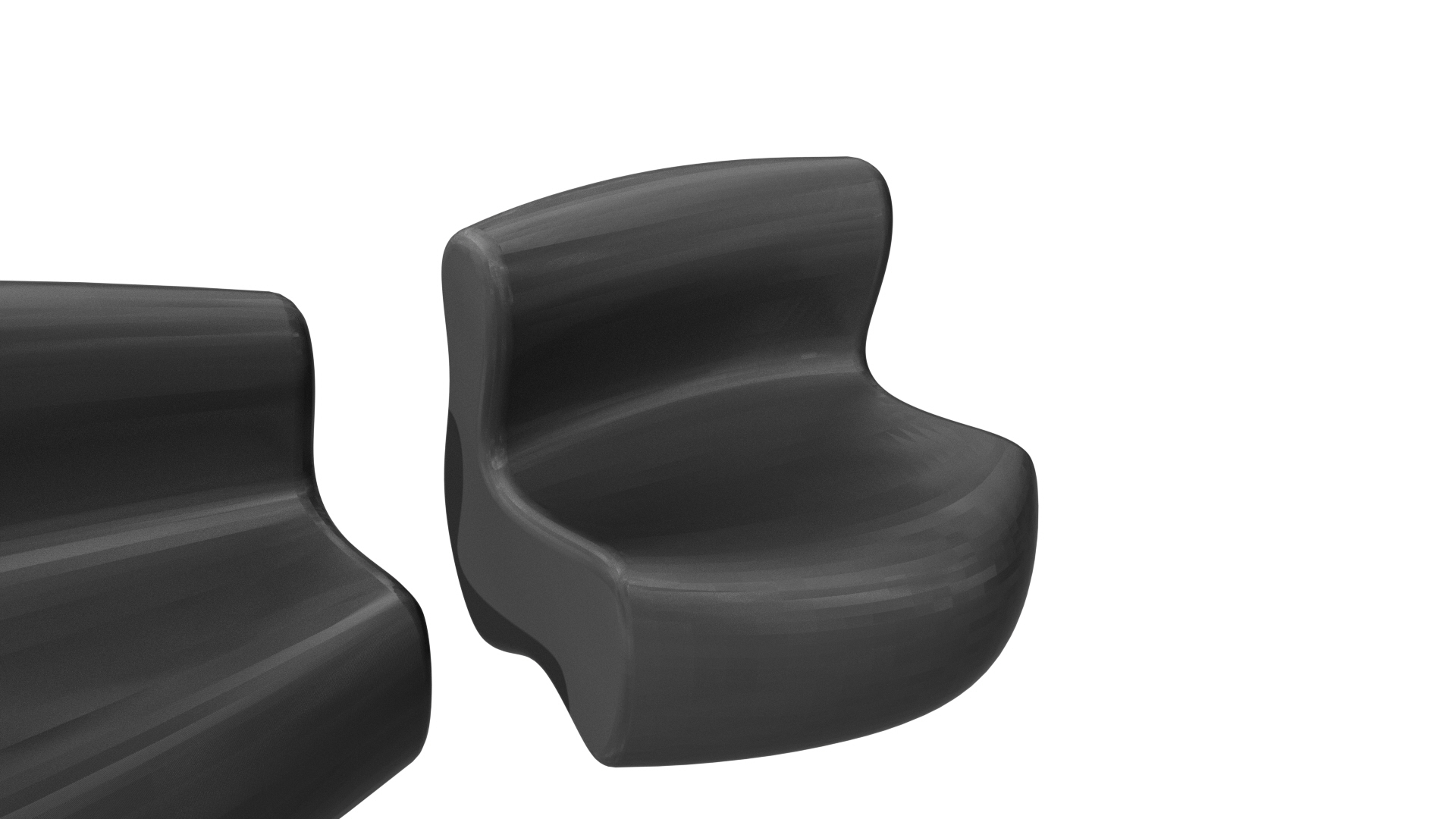 3D Modern benches sofa TurboSquid 1971178