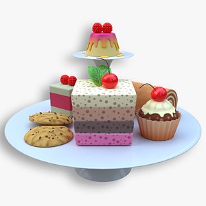 3D Cake Collection model