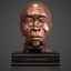 bronze african bust 3D model
