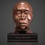 bronze african bust 3D model