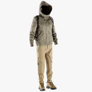 jacket pants boots 3D