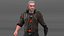Cyberpunk 2077 Geralt Character Rigged