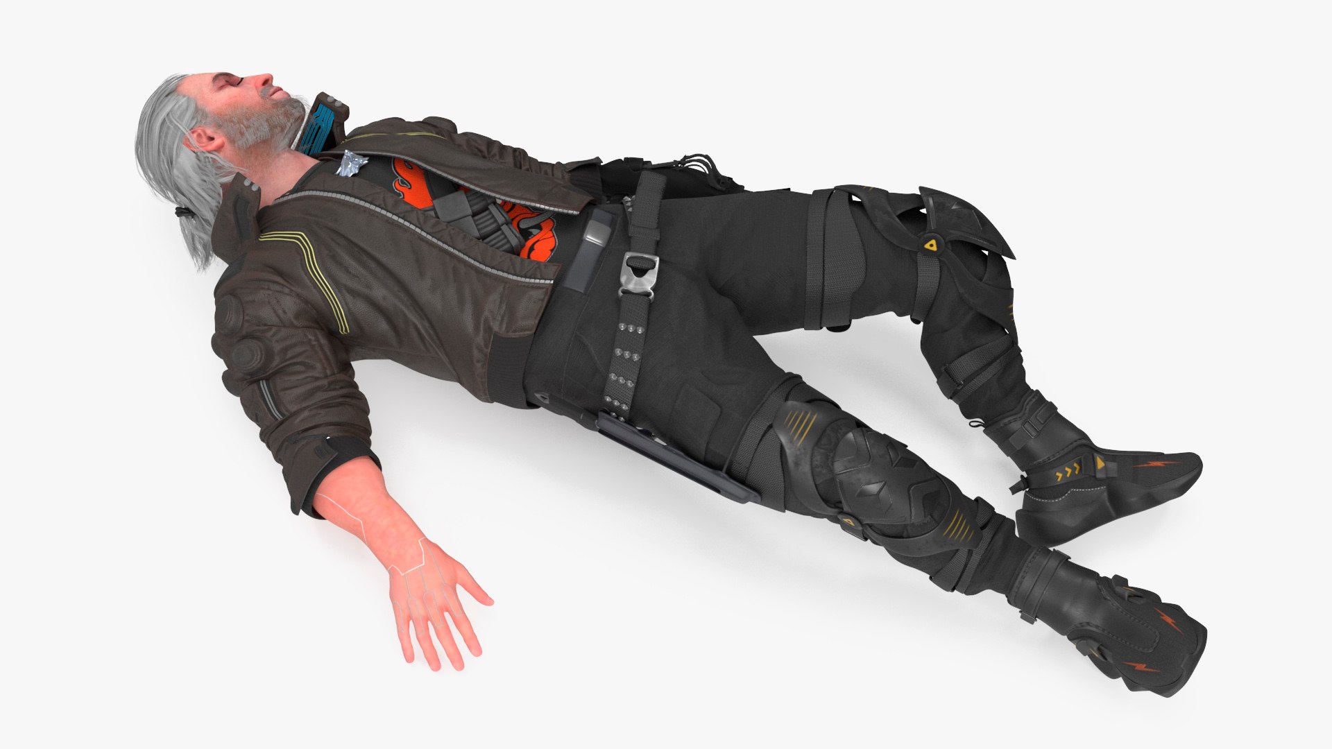 Cyberpunk 2077 Geralt Character Rigged model https://p.turbosquid.com/ts-thumb/2s/NxwuO3/I2/cyberpunk2077geraltcharacterriggedc4dmodel019/jpg/1711312511/1920x1080/fit_q87/a23ae8934b31c32d8a7363a58521e3d4a7b38e9c/cyberpunk2077geraltcharacterriggedc4dmodel019.jpg