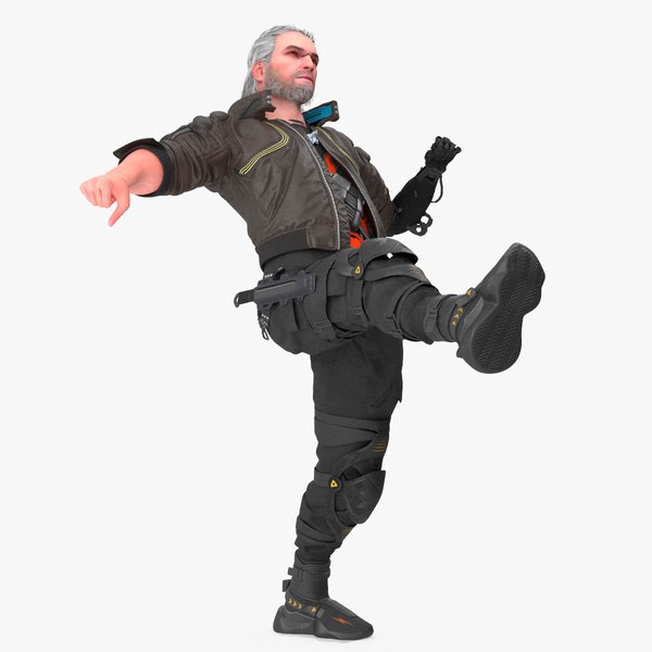 modelo 3d Cyberpunk 2077 Geralt personaje manipulado - TurboSquid 2208868