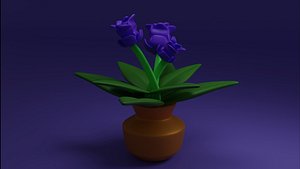3D flower pot