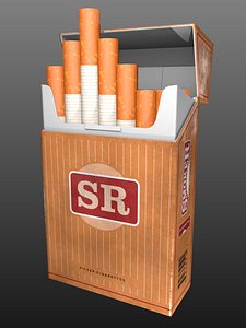 cigarettes pack 3d model