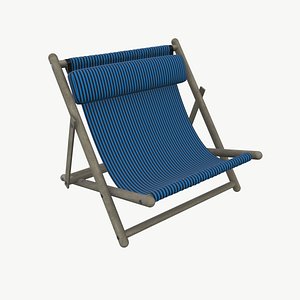 Sun lounger chair 3D model