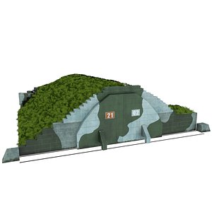 3d model of arch shelter