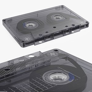 3D Cassette Tape Model model