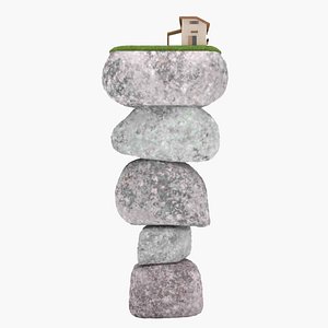 house stones 3D model