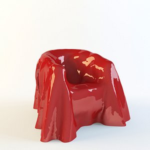 valentina ghost chair 3d model