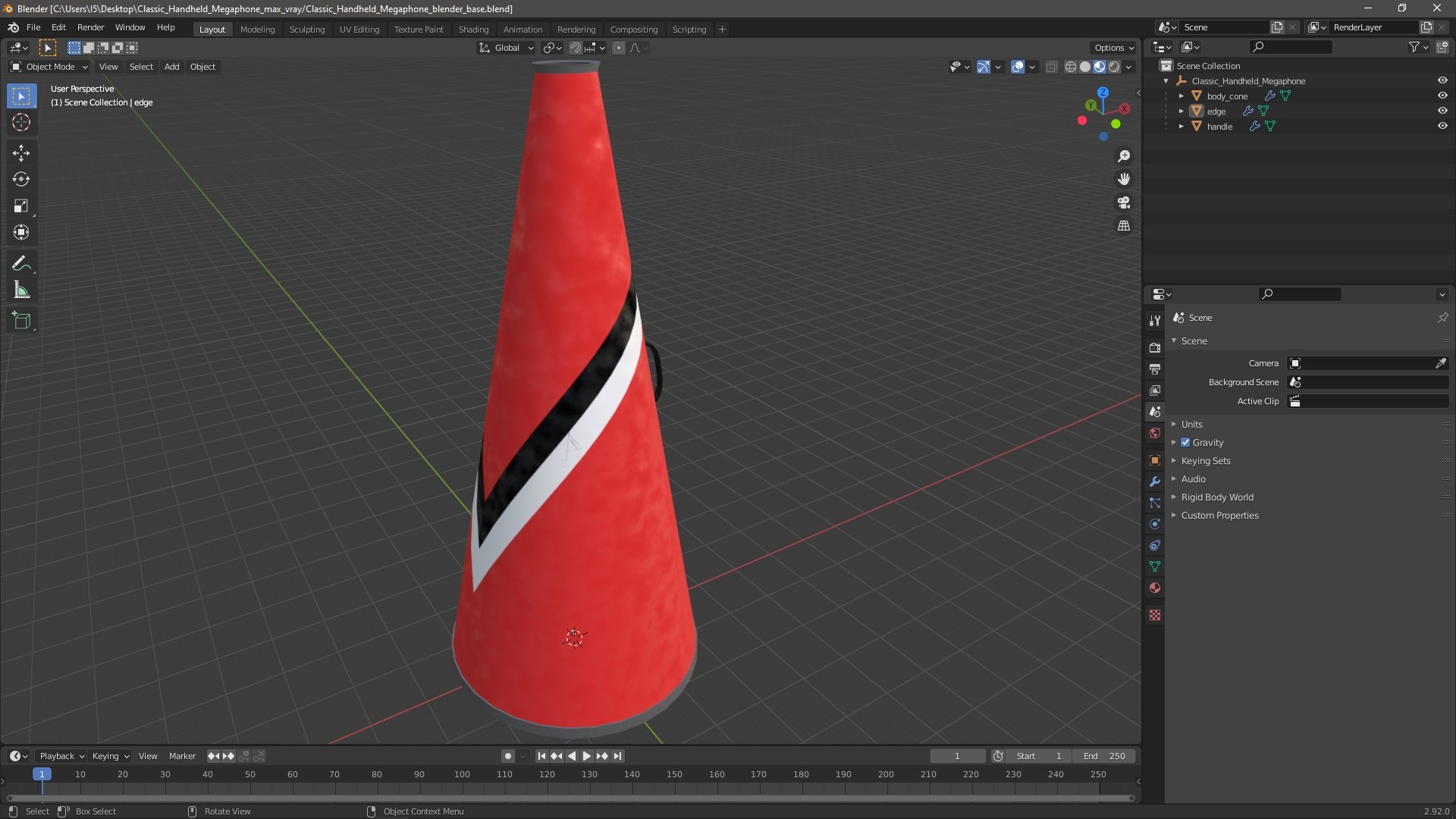 Classic Handheld Megaphone 3D model https://p.turbosquid.com/ts-thumb/2s/e8yZCV/Yu/classichandheldmegaphonec4dmodel019/jpg/1707937744/1920x1080/fit_q87/f0ba655a8a5b6950eeaedfa0ea05000cf6ba2ee0/classichandheldmegaphonec4dmodel019.jpg