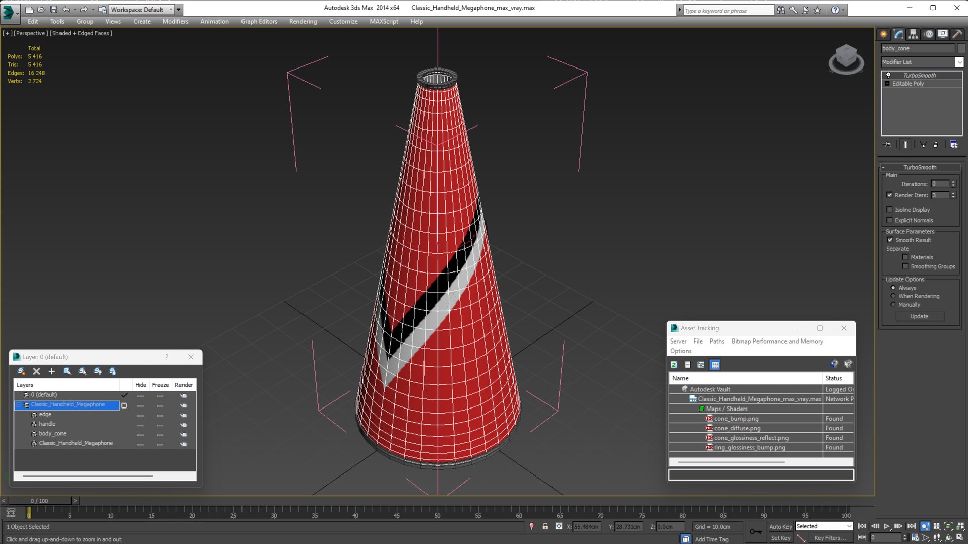 Classic Handheld Megaphone 3D model https://p.turbosquid.com/ts-thumb/2s/e8yZCV/mB/classichandheldmegaphonec4dmodel018/jpg/1707937740/1920x1080/fit_q87/eb6204a2444bb4f085d288c76f9ce374421eef2a/classichandheldmegaphonec4dmodel018.jpg